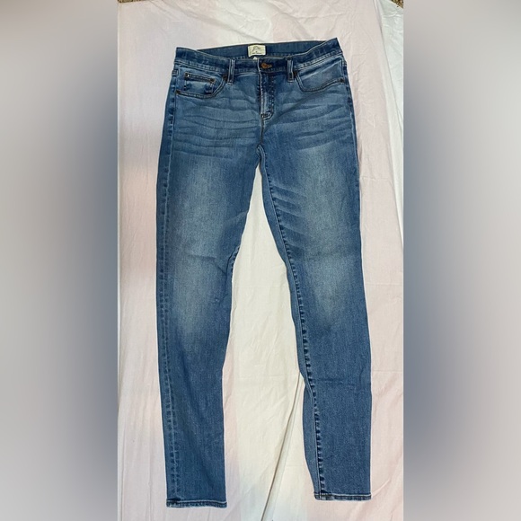 J.Crew 8” Toothpick jeans size 29T - Picture 1 of 5